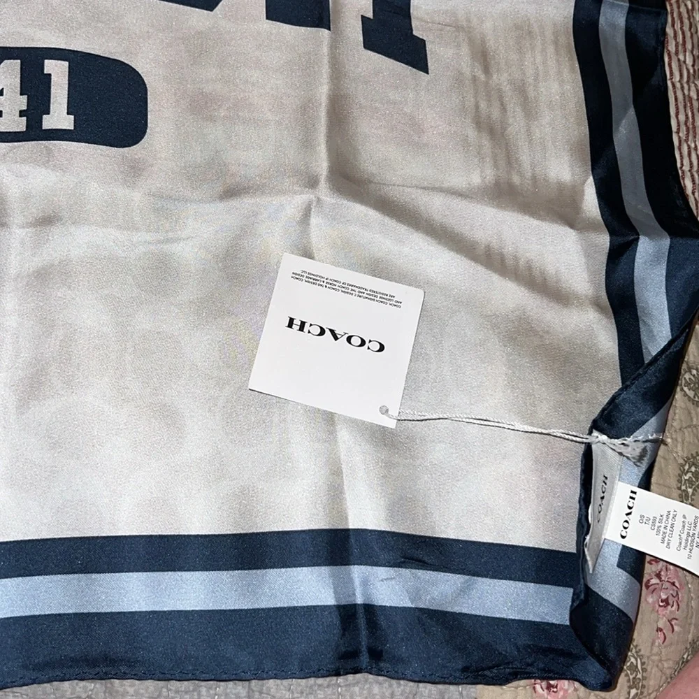NWT Coach 1941 Silk Bandana Scarf